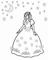 Princess Coloring Pages Dress Color Girl Elena Printable Girls Print Getcolorings Dresses Drawing Clothes Hot Realistic Sexy African Infinity Hipster sketch template