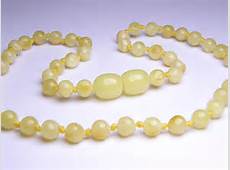 Royal white/milky Baltic amber teething necklace by Amberforsale