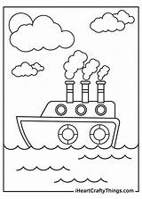 Boats Ship Iheartcraftythings sketch template
