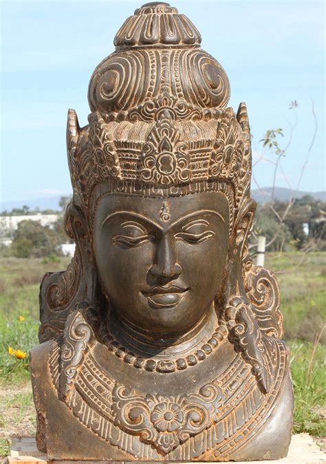 stone hindu god shiva bust  ls hindu gods buddha statues