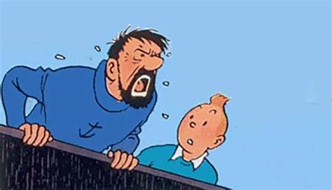 La Rencontre De Tintin Et Du Capitaine Haddock Se Fait Dans –