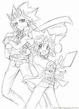 Line Yugioh Drawing Drawings Gi Yu Oh Coloring Pages Rough Colouring Deviantart Character Printable Yami Sketches Anime Color Online Manga sketch template