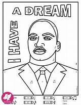 Luther Mlk sketch template