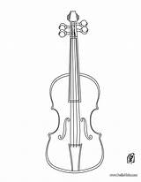 Violin Violon Violino Hellokids Instrument Desenho Geige Ausmalen Except sketch template