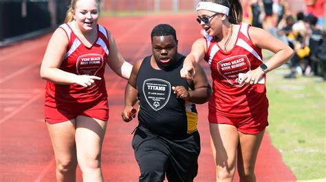 special olympics unified sports holds track meet  prepare  regional event