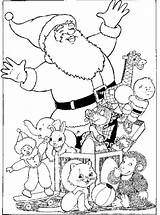 Kerstman Kerstmis Claus Ninos Papa Kleurplaatjes Paginas Stemmen sketch template