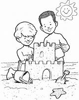 Sand Coloring Castle Pages Sandcastle Printable Print Sheets Beach Refundable Color Getcolorings Fun Preschool Craft Getdrawings sketch template