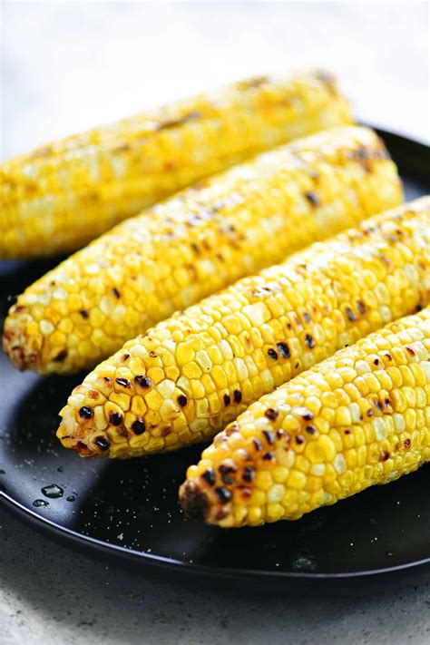 Grilled Corn On The Cob Peeled The Gunny Sack