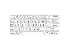 included   blank template   qwerty keyboard  numeric keypad
