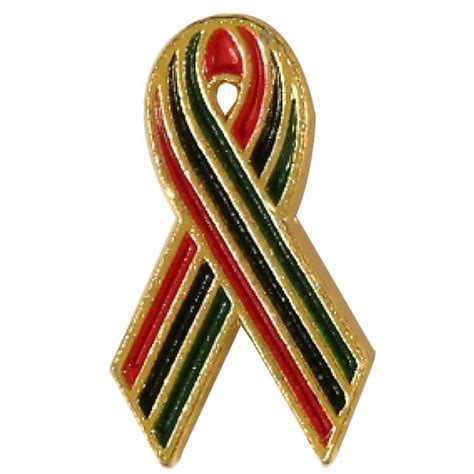 tri color ribbon pin aids awareness