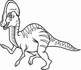 Coloring Pages Dinosaur Corythosaurus Printable Cartoon Choose Board sketch template