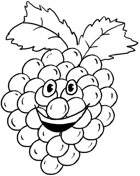 colouring pages  grapes   quality file