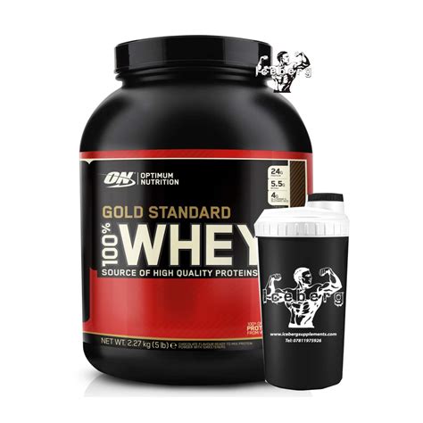 optimum nutrition gold standard  whey protein kg  shaker