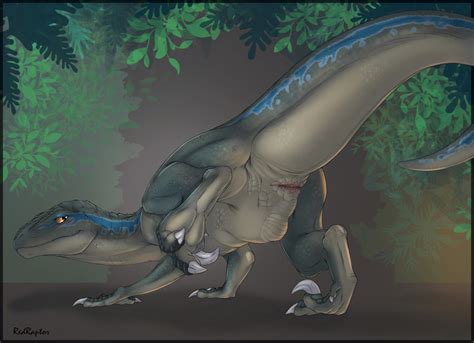 Rule 34 2016 Blue Jurassic World Blush Dinosaur Female