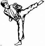 Karate Martial Disegnare Arti Marziali Bacheca sketch template