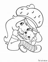 Strawberry Shortcake Coloring Pages Color Print Cartoon Kids Printable Cartoons sketch template