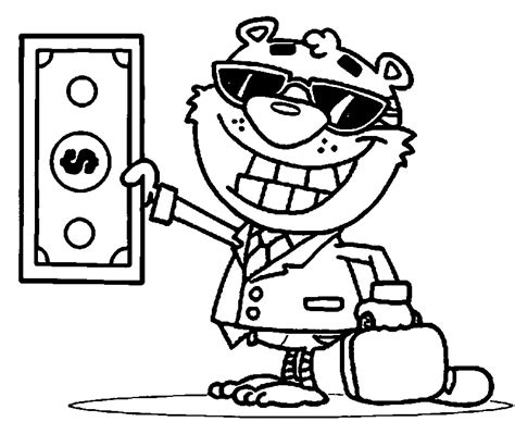 money coloring pages  kids  teach money concepts coloring pages