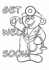 Well Soon Coloring Pages Printable Cards Kids Card Print Books Cat Last Adult Visit Mom Christian sketch template