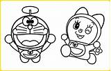 Gambar Kartun Sketsa Doraemon Lucu Doremi Dorami Warna Kuning Terbang sketch template