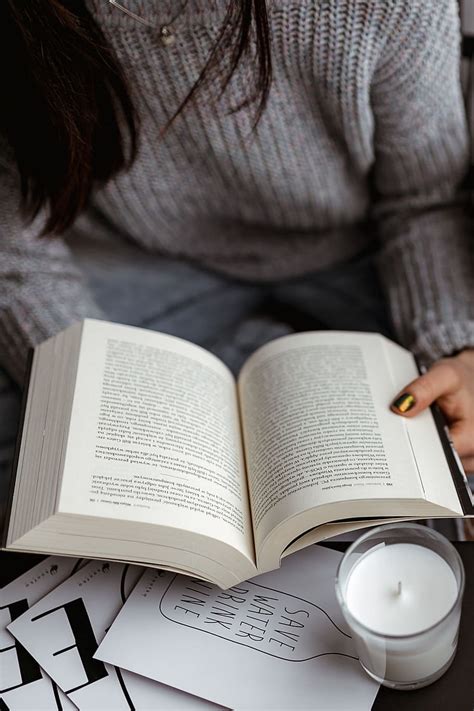 hd wallpaper  woman   sweater reads  book reading reader
