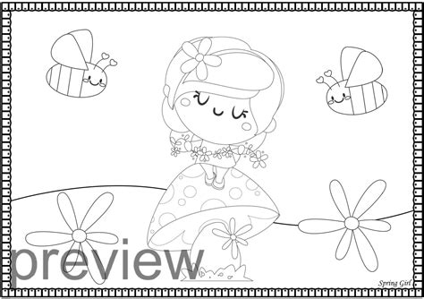 spring coloring pagescoloring book coloring pages spring coloring