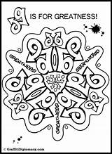 Coloring Graffiti Pages Printable Adults Draw Printablee Via Library Clipart Popular Mandala Illustration Colouring sketch template