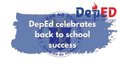 deped celebrates   school success icymi sulit philippines