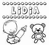 Lidia sketch template
