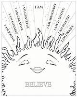Affirmations Coloring Self Positive Kids Esteem Colouring Sheet Printable Sheets Am Mindfulness Activities Pages Sunshine Mental Health Therapy Coping Affirmation sketch template