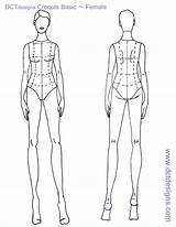 Fashion Croquis Template Female Templates Size Costume Illustration Plus Sketch Croqui Figure Sketches Drawing Moda Form Fb Front Figurines Dct sketch template