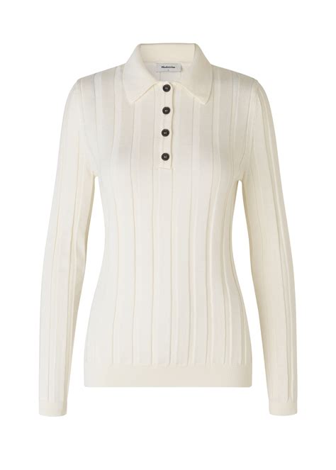 operamd polo bluse  white shop modstrom nyhed