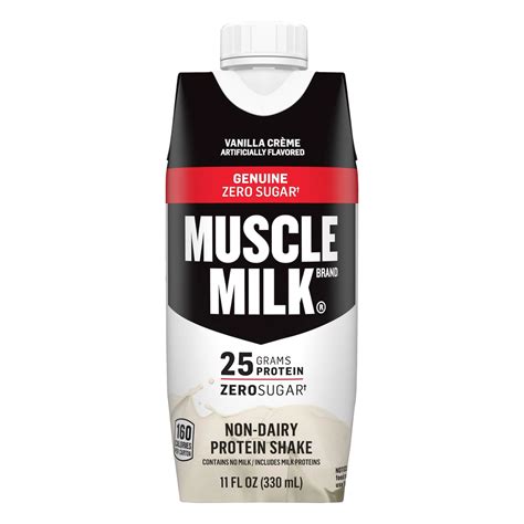 Muscle Milk Genuine Vanilla Crème Non Dairy Protein Shake Shop Diet