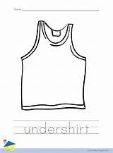 Undershirt Thelearningsite sketch template