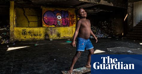 women of the favela life in the abandoned buildings of rio in