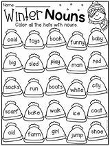 Nouns Hats Literacy sketch template