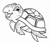 Turtle Coloring Shell Getdrawings sketch template