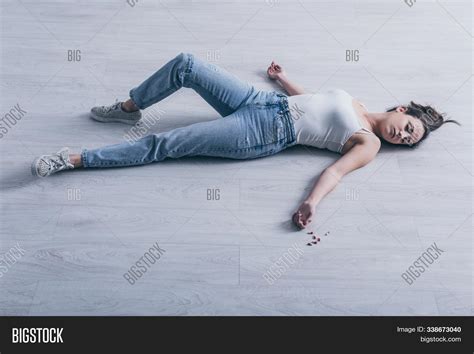 unconscious woman image photo  trial bigstock