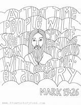 Doodle Glory Mark Coloring Sunday Power sketch template