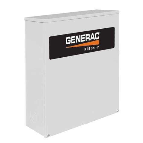 generac rtsn  amp  phase automatic transfer switch ziller electric