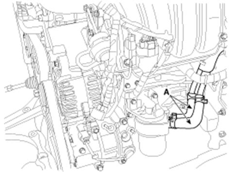 hyundai sonata oil cooler repair procedures lubrication system engine mechanical system