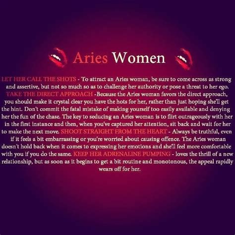 as an aries woman i can atest to this but it also goes