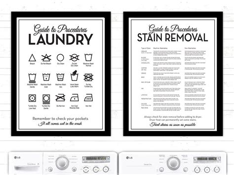 printable laundry stain removal guide printable word searches