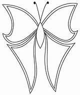 Butterfly Outline Wings Drawing Tattoo Coloring Pages Open Print Getdrawings Tattoos Line Patterns Draw sketch template