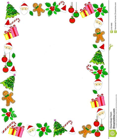 christmas border frame stock vector illustration  berry