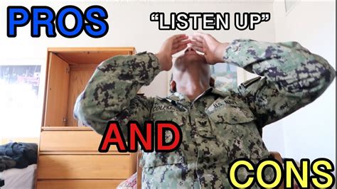 pros  cons  joining  military     youtube