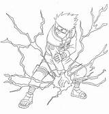 Kakashi Lineart Naruto Coloring Pages Deviantart Drawing Drawings Sasuke Anime Color Shippuden Sketch Chidori Printable Sharingan Painting sketch template