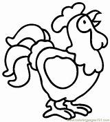 Coloring Pages Chicken Library Chickens Printable Clipart sketch template