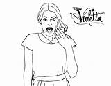 Coloring Violetta Pages Leon Template sketch template