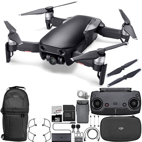dji mavic air drone quadcopter onyx black backpack starters bundle walmart canada