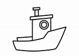 Boat Coloring Pages Printable Preschool sketch template